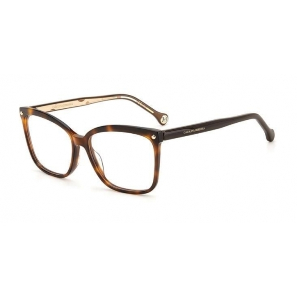 NWT Carolina Herrera CH0012-05L-56 Havana 56mm Eyeglasses